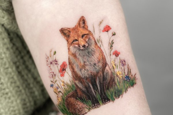 fox tattoo