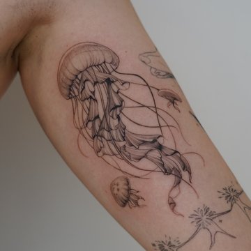 meduusa tätoveering