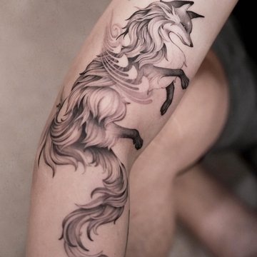 fox tattoo