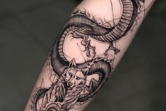 dragon tattoo