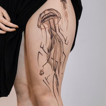 meduusa tätoveering