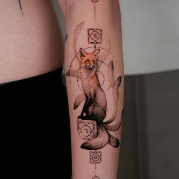 fox tattoo
