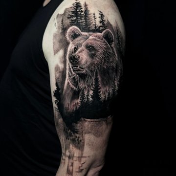 bear tattoo