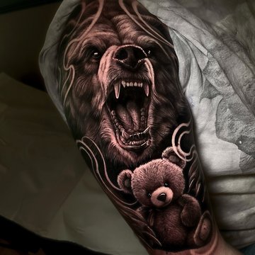 bear tattoo