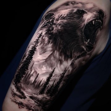 bear tattoo