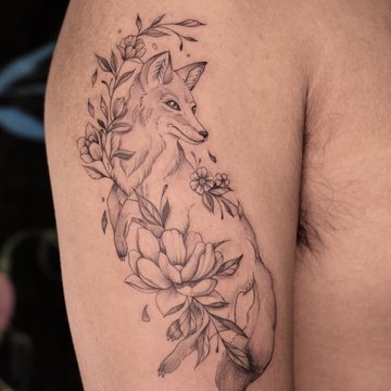 fox tattoo