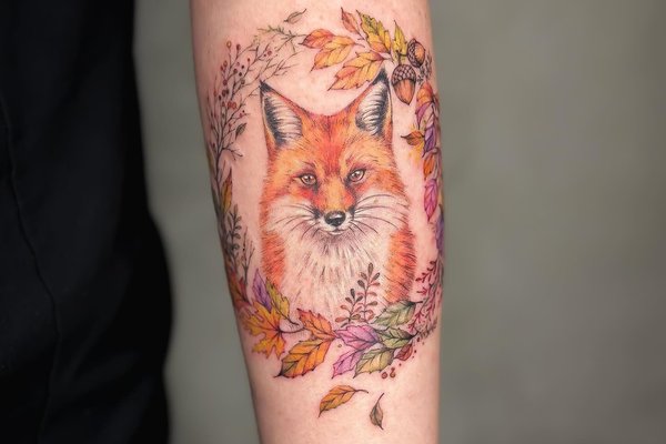 fox tattoo