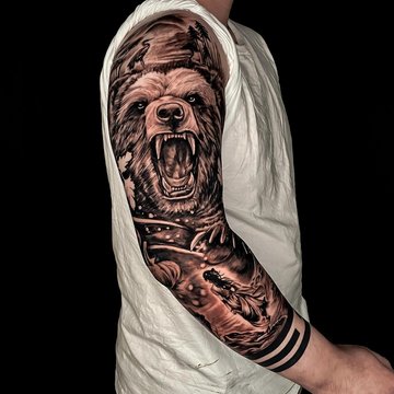 bear tattoo