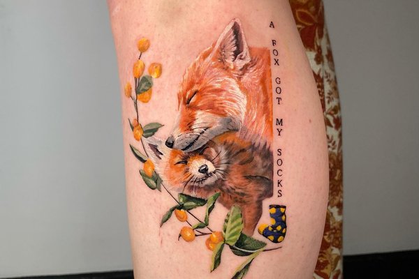 fox tattoo