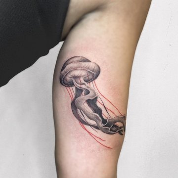 meduusa tätoveering