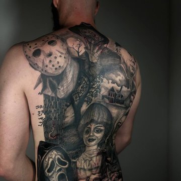 Men's Back Tattoos