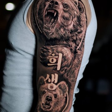 bear tattoo