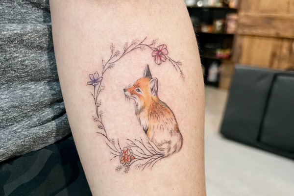 fox tattoo