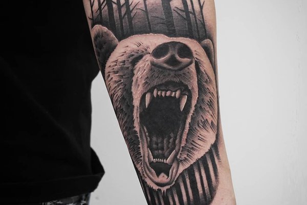 bear tattoo