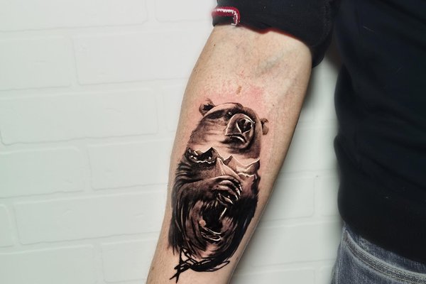 bear tattoo
