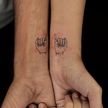 couple tattoos