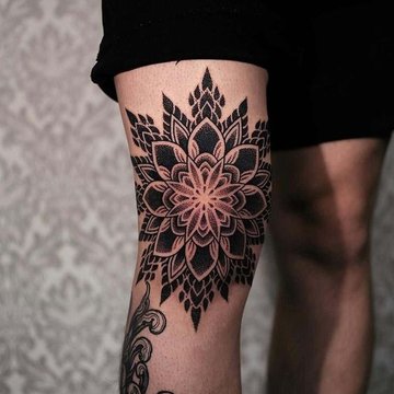mandala tätoveering