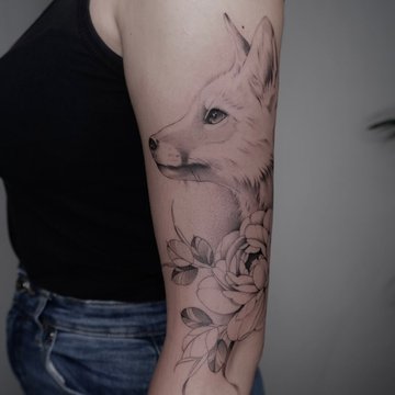 fox tattoo