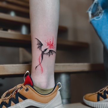 women’s leg tattoos