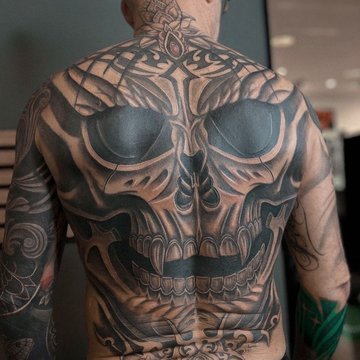 Men's Back Tattoos
