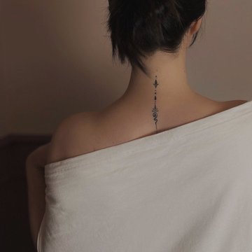 Tattoos on the Neck