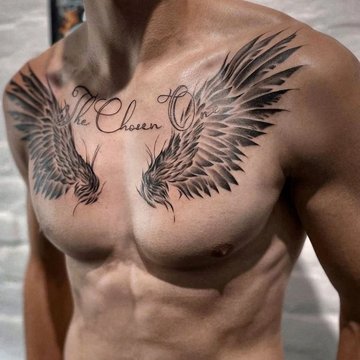Men's Chest Tattoos