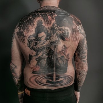 Men's Back Tattoos