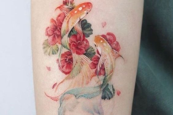 koi fish tattoo
