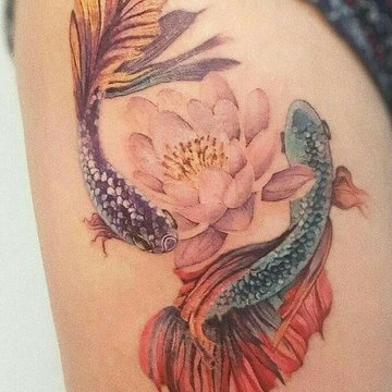 koi fish tattoo