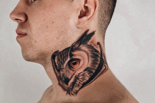 Tattoos on the Neck