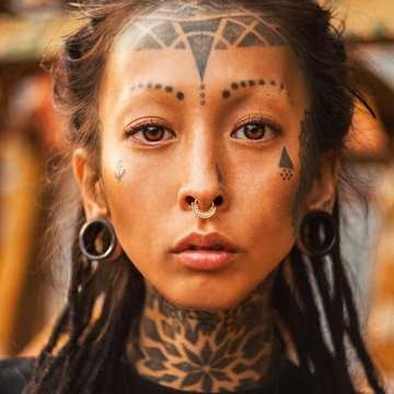 face tattoos
