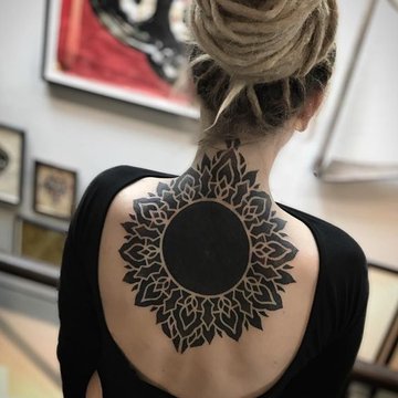 mandala tätoveering