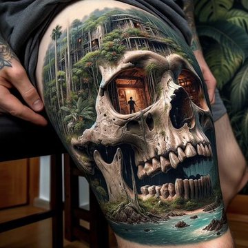 skull tattoo