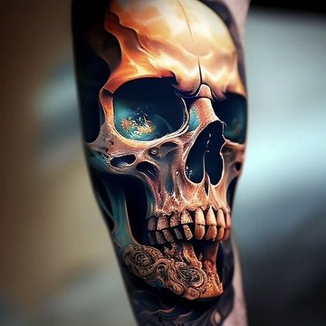 skull tattoo