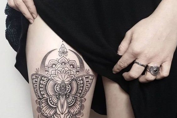 mandala tätoveering