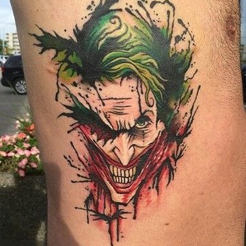 joker tattoo
