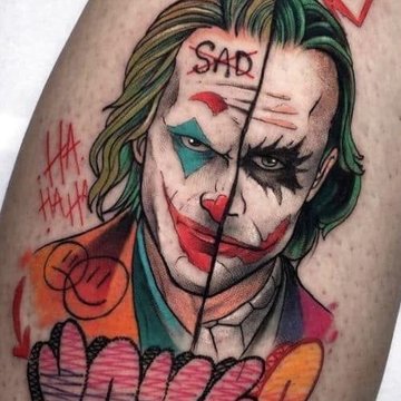 joker tattoo