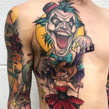 joker tattoo