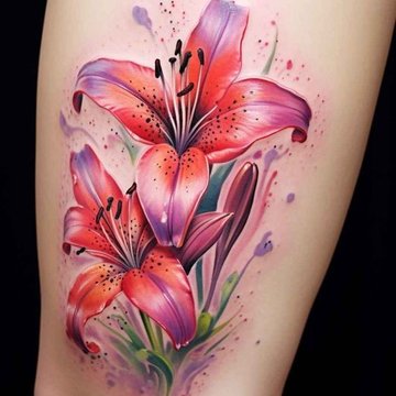 lily tattoo