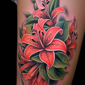 lily tattoo