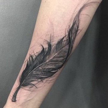 feather tattoo