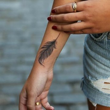 feather tattoo