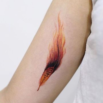 feather tattoo