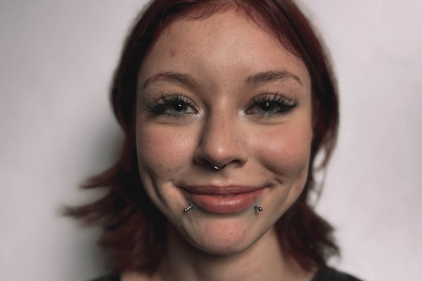 lip piercing